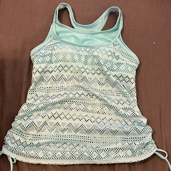 NWOT Tankini & Swim Skirt, Size Medium - Picture 2 of 6